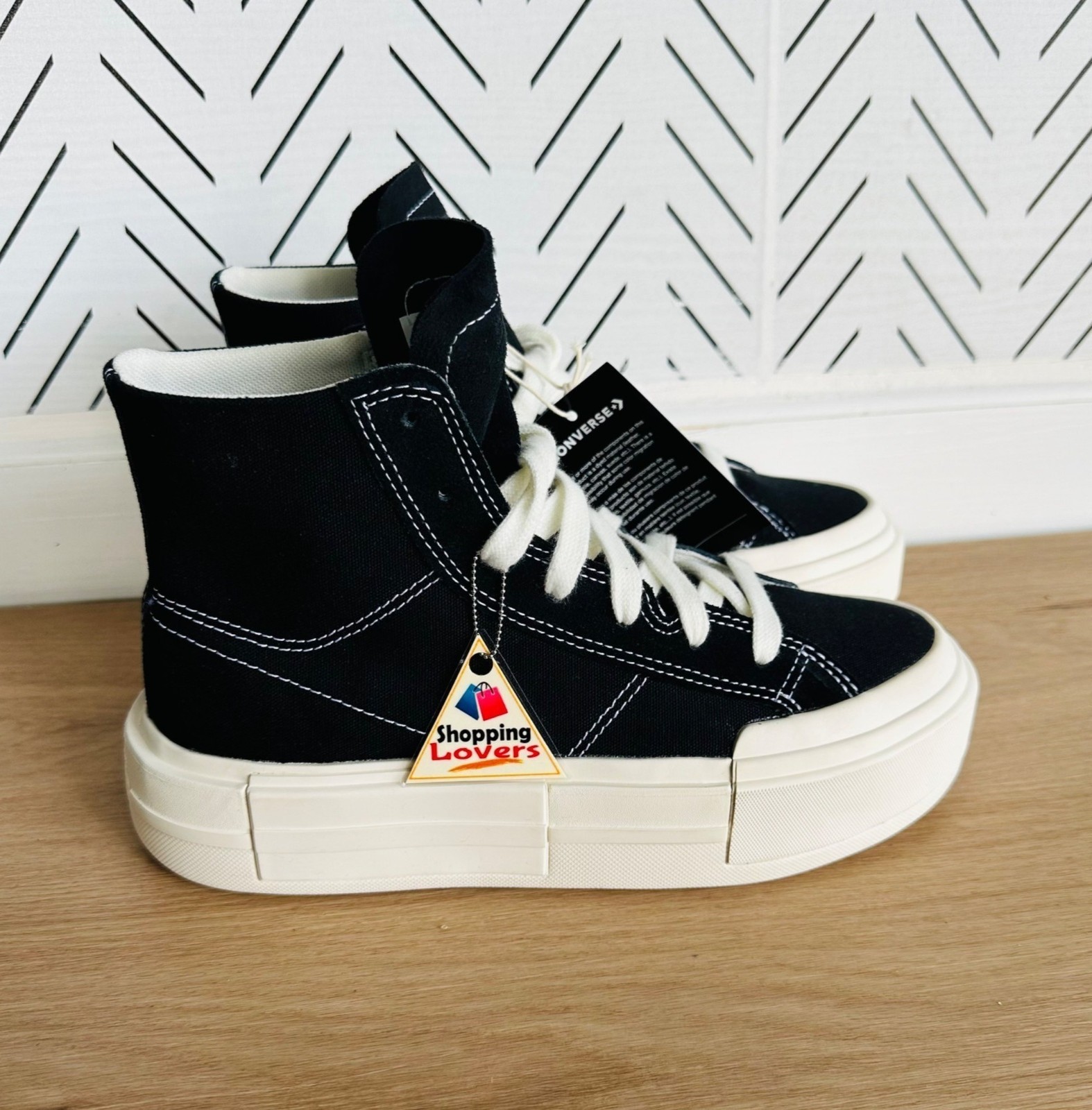  Converse Chuck Taylor All Star Cruise HI Sz 9 Men Shoes Sneakers Black A04689C 