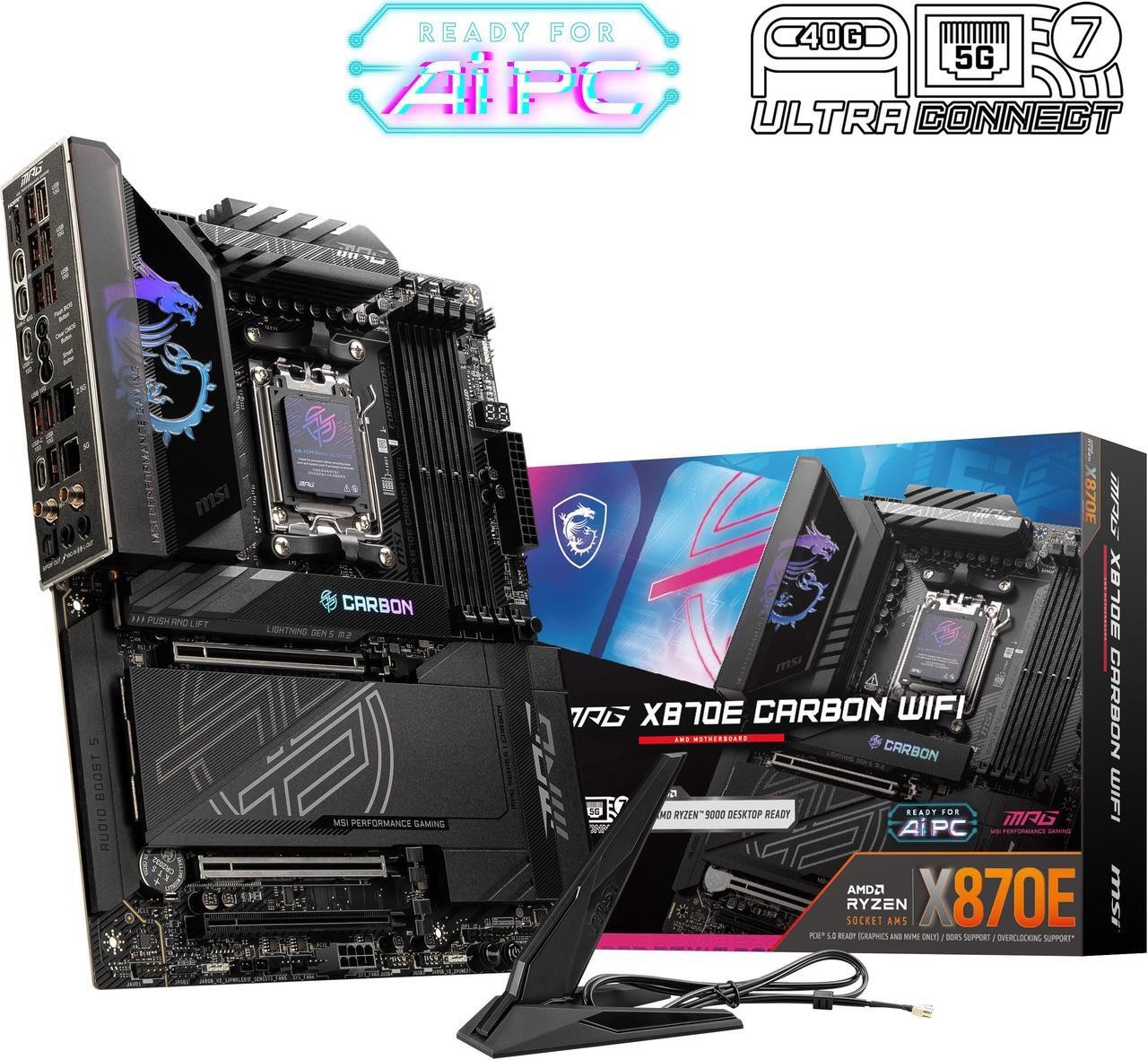  Factory Refurbished  MSI MPG X870E CARBON Wi Fi USB 4 0 AMD AM5 ATX Motherboard