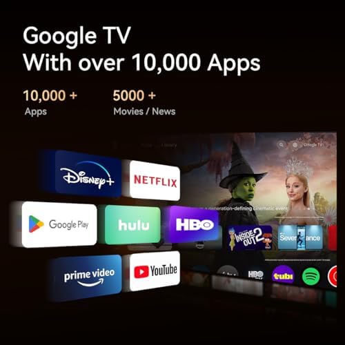  Google TV/ 1200 ANSI/ HDR 10  Wanbo Mozart 1 Pro 4K Smart Projector with WiFi and Bluetooth  Outdoor & Home Movie Proyector  20W Speakers  1080P Auto Focus & Keystone   2025 