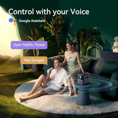  Google TV/ 1200 ANSI/ HDR 10  Wanbo Mozart 1 Pro 4K Smart Projector with WiFi and Bluetooth  Outdoor & Home Movie Proyector  20W Speakers  1080P Auto Focus & Keystone   2025 