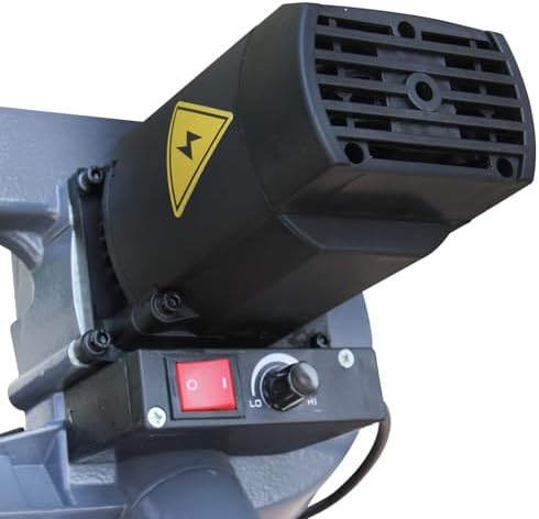 KAKA Industrial Benchtop Metal Cutting Band Saw 1000W  40 88MPM Blade Speed  0  45  Adjustable Table  3 3x4 1 Cutting Capacity BS 85 for Metal/Wood/Plastic  110V