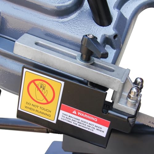 KAKA Industrial Benchtop Metal Cutting Band Saw 1000W  40 88MPM Blade Speed  0  45  Adjustable Table  3 3x4 1 Cutting Capacity BS 85 for Metal/Wood/Plastic  110V