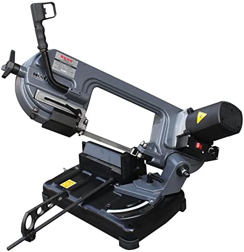 KAKA Industrial Benchtop Metal Cutting Band Saw 1000W  40 88MPM Blade Speed  0  45  Adjustable Table  3 3x4 1 Cutting Capacity BS 85 for Metal/Wood/Plastic  110V