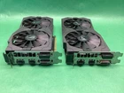 LOT OF 2  ASUS Radeon RX 570 4GB Graphics Card ROG STRIX RX570 O4G GAMING