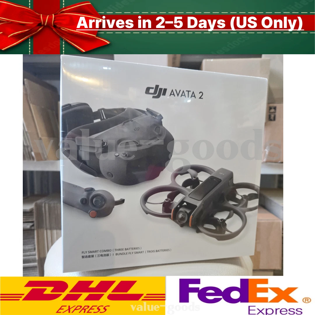 NEW  DJI Avata 2 Fly Smart Combo Drone  3 Batteries  Goggles N3 RC Motion 3