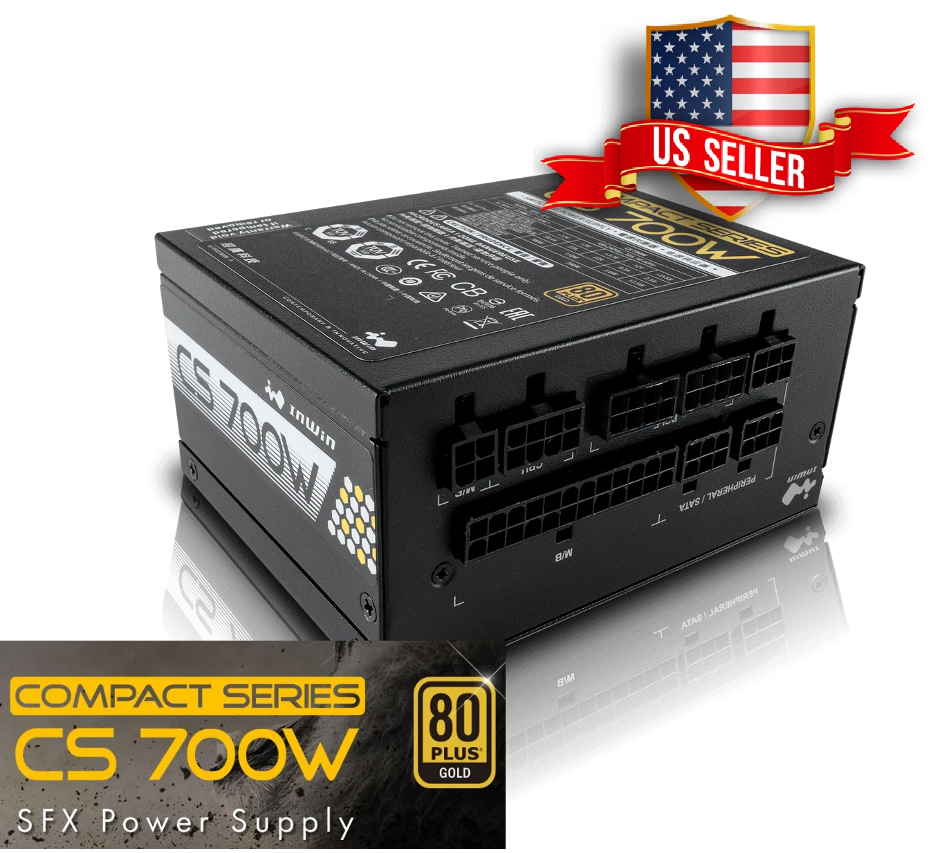 New  OEM InWin CS 700 700W SFX ITX SFF Full Modular Power Supply PSU