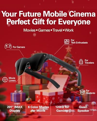  New  RayNeo Air 3s Pro AR/XR Glasses   201 1200 Nits 120Hz HueView 2 0 Video Display  Smart Gaming Glasses for iPhone 17 16 15/Android/Mac/Switch 2/PS5/SteamDeck   Next Gen Personal Theater