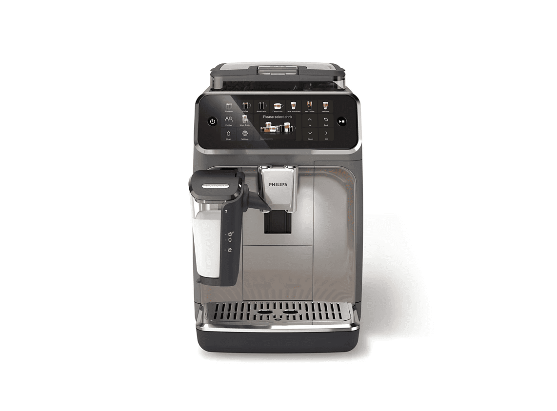  Open Box  Philips 5500 Fully Automatic Espresso Machine   LatteGo Milk System  20 Coffee Varieties  Intuitive Touch Display  SilentBrew  Ceramic Grinder  AquaClean Filter   Grey Chrome   EP5544/90
