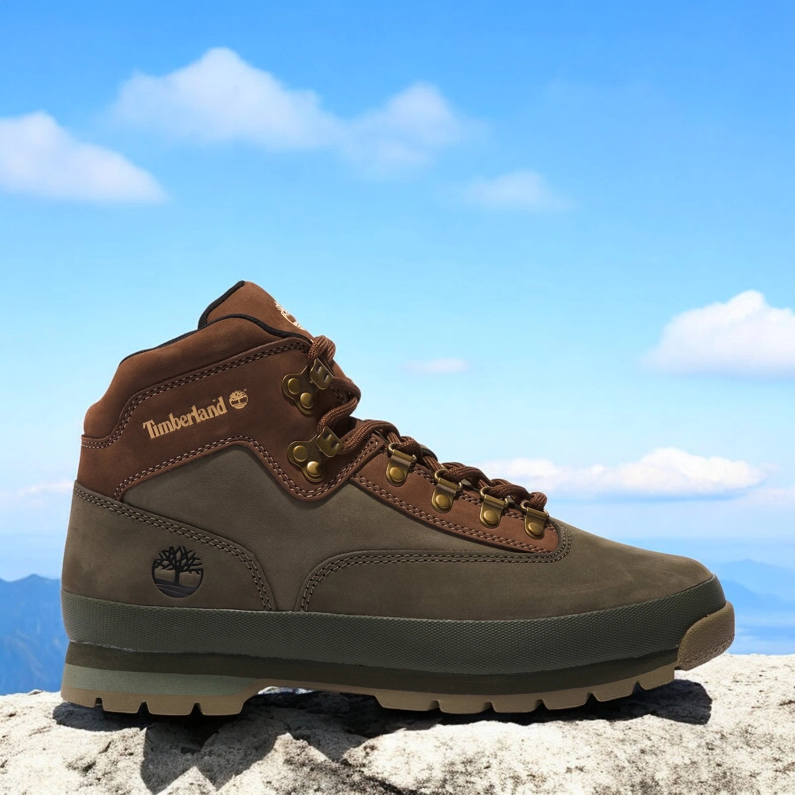 Talla 12 TB0A5ZHHA58  MENS TIMBERLAND EURO HIKER MID  DARK GREEN