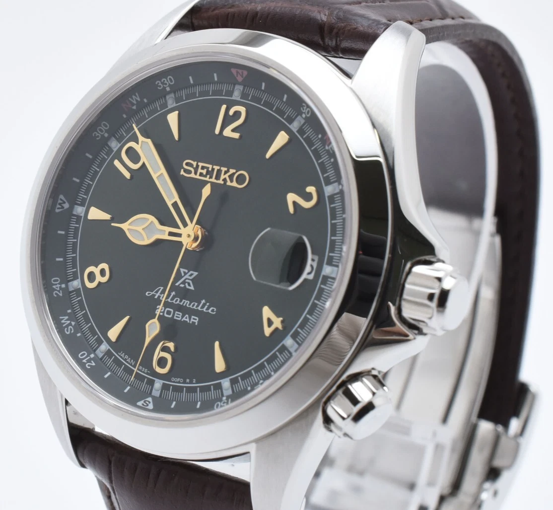  Top Mint  Seiko Alpinist Prospex 6R35 00E0 SBDC091 Green Men s Watch Automatic