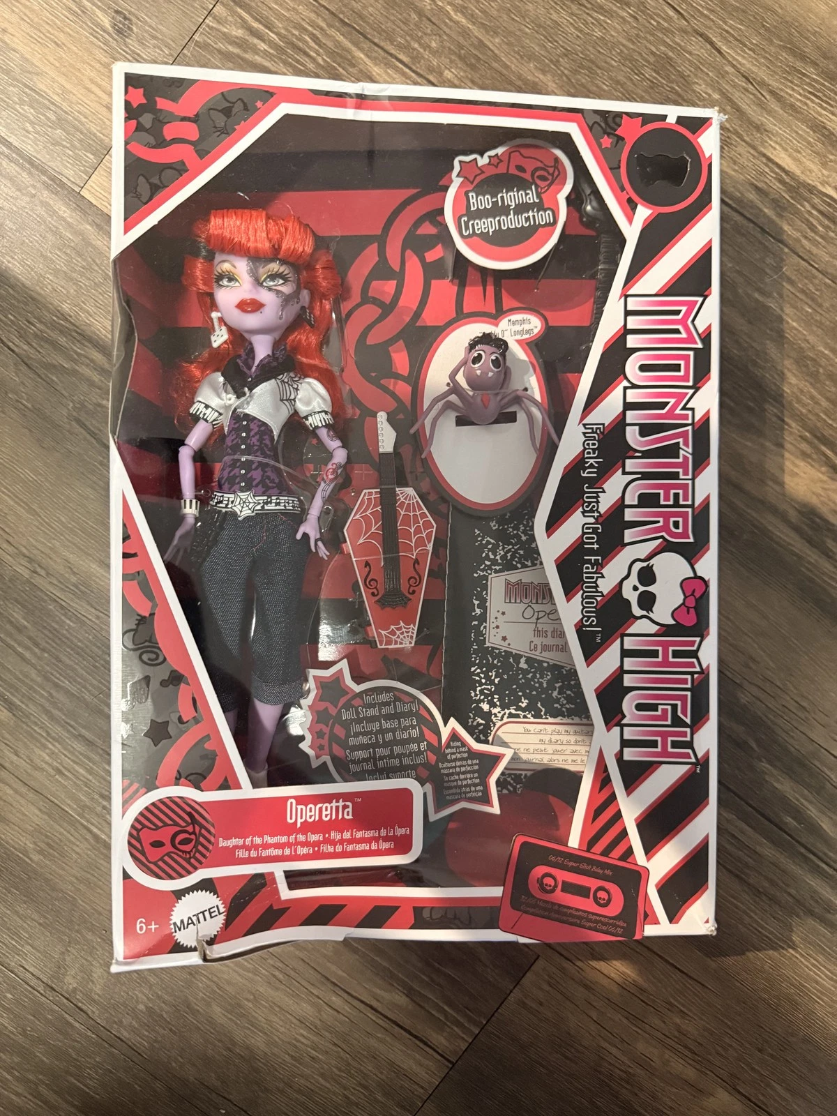  DAMAGE BOX  Monster High Boo riginal Creeproduction Doll  Operetta   