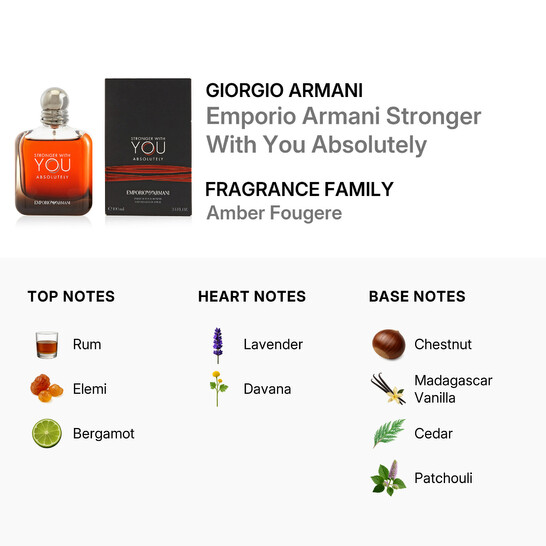   Emporio Armani Stronger With You Absolutely Eau De Parfum Spray 100ml/3 4oz