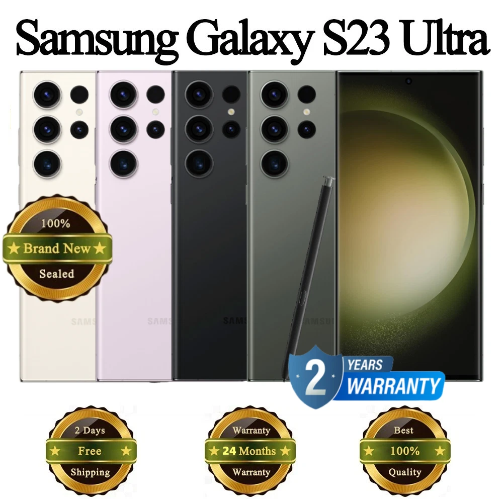 New Samsung Galaxy S23 Ultra 5G SM S918U 256GB/ 512GB/1T 6 8" Factory Unlocked