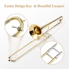    Eastar Tenor Slide Bb Trombone B Flat Brass Trumpet Set Student School Band