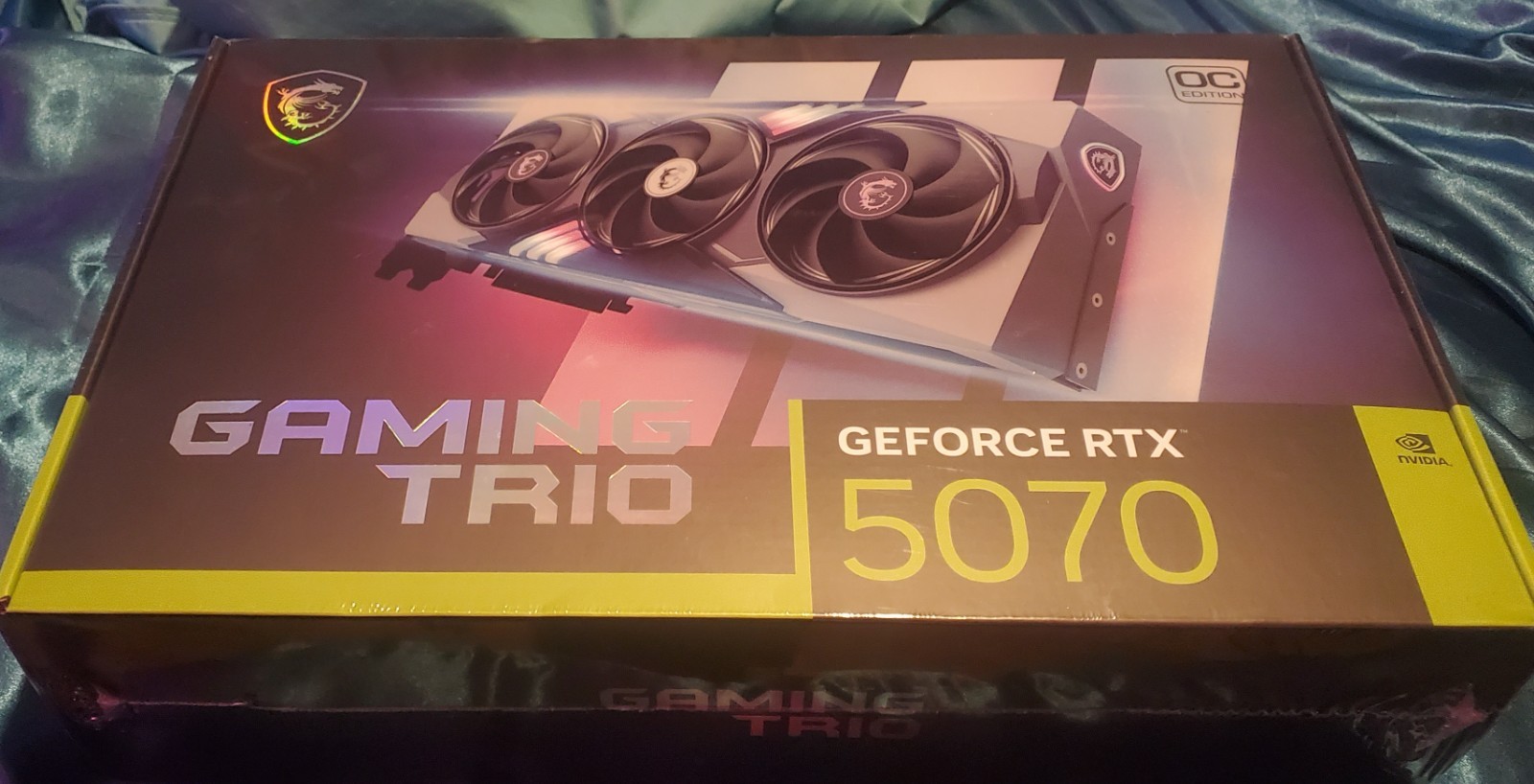     MSI NVIDIA GeForce RTX 5070 12G GAMING TRIO OC 12GB GDDR7 PCIe Graphics Card