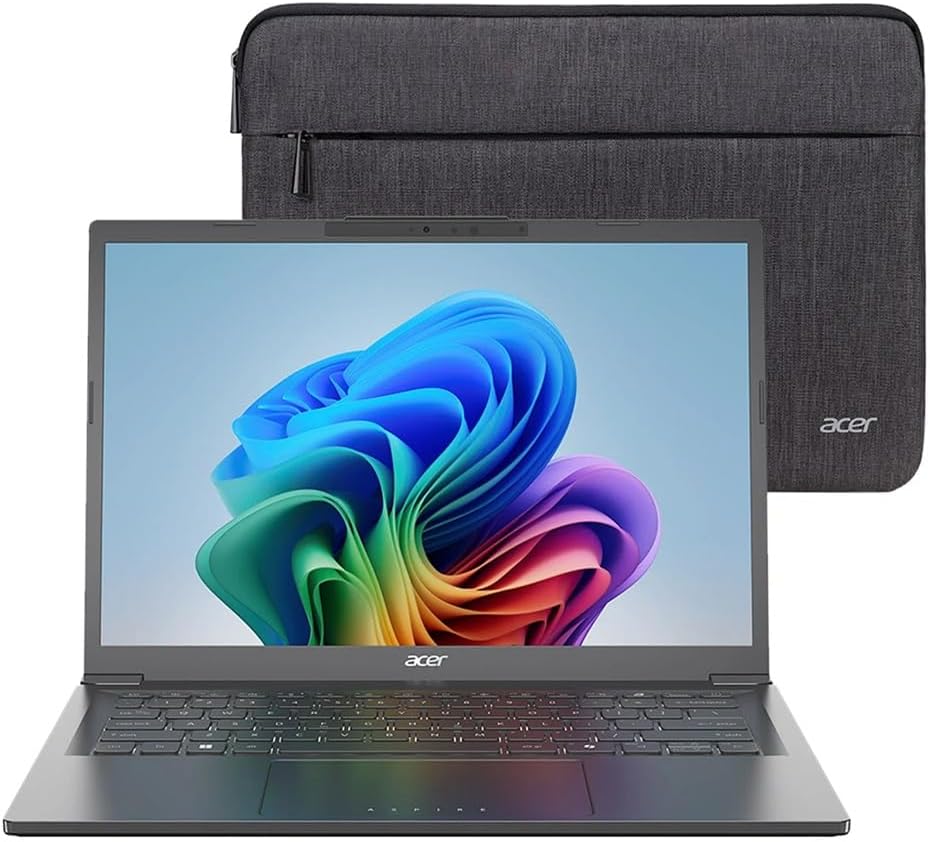 acer Aspire 14 AI Copilot  PC   Intel Core Ultra 5 226V   WUXGA  1920 x 1200  Touchscreen Display   16GB RAM   1TB SSD   Windows 11 Home   Steel Gray