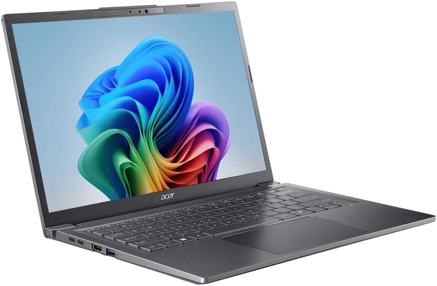 acer Aspire 14 AI Copilot  PC   Intel Core Ultra 5 226V   WUXGA  1920 x 1200  Touchscreen Display   16GB RAM   1TB SSD   Windows 11 Home   Steel Gray