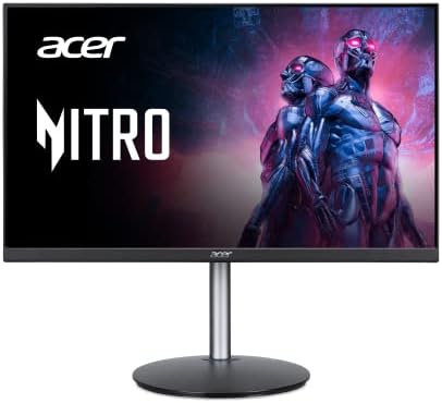 acer Nitro 24 5 Full HD 1920 x 1080 PC Gaming Monitor   AMD FreeSync Premium   Up to 250Hz Refresh   1ms  VRB    ZeroFrame   ErgoStand   1 x Display Port 1 2 & 2 x HDMI 2 0 Ports
