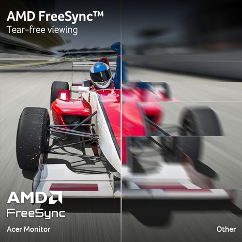 acer Nitro 27 Inch QHD 2560 x 1440 IPS Gaming Monitor   AMD FreeSync   Up to 180Hz Refresh   Up to 0 5ms   DCI P3 95    HDR 10 Support   One Display Port 1 2 & Two HDMI 2 0   KG271U N3bmiipx