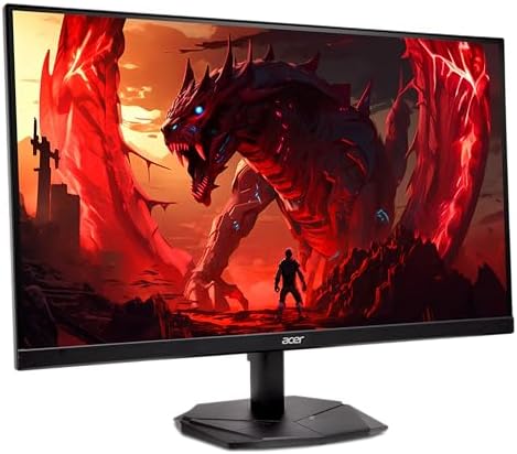 acer Nitro 27 Inch QHD 2560 x 1440 IPS Gaming Monitor   AMD FreeSync   Up to 180Hz Refresh   Up to 0 5ms   DCI P3 95    HDR 10 Support   One Display Port 1 2 & Two HDMI 2 0   KG271U N3bmiipx