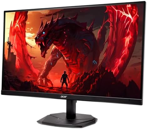 acer Nitro 27 Inch QHD 2560 x 1440 IPS Gaming Monitor   AMD FreeSync   Up to 180Hz Refresh   Up to 0 5ms   DCI P3 95    HDR 10 Support   One Display Port 1 2 & Two HDMI 2 0   KG271U N3bmiipx