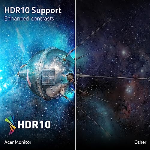 acer Nitro 27 Inch WQHD 2560 x 1440 IPS Gaming Monitor   AMD FreeSync   Up to 180Hz Refresh   Up to 0 5ms   DCI P3 95    HDR 10 Support   One Display Port 1 2 & Two HDMI 2 0   KG271U N3bmiipx