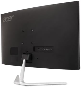 acer Nitro 27 WQHD 2560 x 1440 1500R Curved PC Gaming Monitor   AMD FreeSync Premium   180Hz Refresh   1ms VRB   VESA Mountable   HDR10   1 x Display Port 1 2 & 2 x HDMI 2 0   EDA270U Pbmiipx