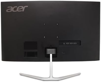 acer Nitro 27 WQHD 2560 x 1440 1500R Curved PC Gaming Monitor   AMD FreeSync Premium   180Hz Refresh   1ms VRB   VESA Mountable   HDR10   1 x Display Port 1 2 & 2 x HDMI 2 0   EDA270U Pbmiipx