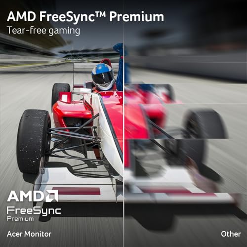 acer Nitro 27  WQHD 2560 x 1440 Gaming IPS MiniLED Monitor   AMD FreeSync Premium   320Hz Refresh Rate   Up to 0 5ms   AdobeRGB 99    1 x Display Port 1 4 & 2 x HDMI 2 1 Ports   XV275U F3biipprx