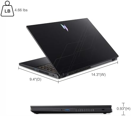 acer Nitro V 15 Gaming Laptop 15 6 FHD IPS 165Hz Intel 8 core i5 13420H 16GB RAM 512GB SSD GeForce RTX 5050 GDDR7 DLSS4  Up to 440 AI Tops  Backlit Thunderbolt WiFi6 Win11 ICP Hub