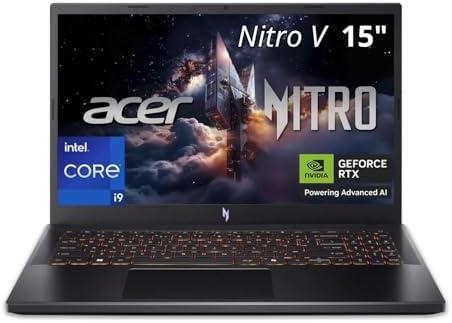 acer Nitro V 15 Gaming Laptop   15 6 FHD IPS 165Hz   Intel Core i7 13620H   NVIDIA GeForce RTX 5060   16GB DDR4 RAM   512GB Gen4 SSD   Backlit Keyboard   Wi Fi 6E   Thunderbolt 4   HDMI 2 1   Black