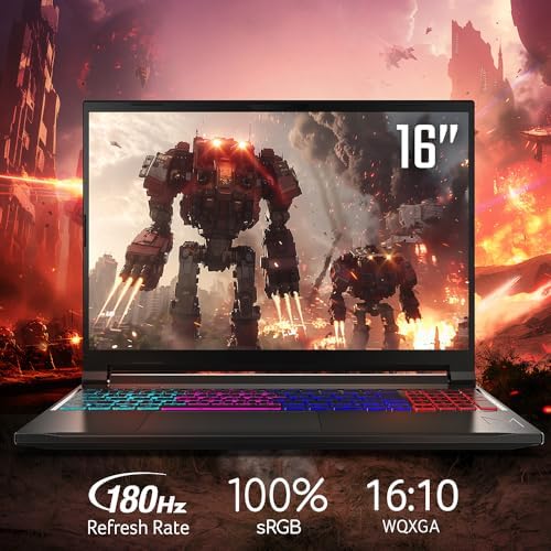 acer Nitro V 16S AI Gaming Laptop   AMD Ryzen 7 260 Processor   NVIDIA GeForce RTX 5060 Laptop GPU  572 AI Tops    16 WUXGA IPS 180Hz Display   32GB DDR5   1TB Gen 4 SSD   Wi Fi 6   ANV16S 41 R2AJ