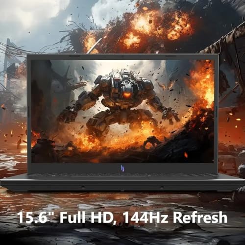 acer Nitro V - Laptop para juegos, pantalla FHD IPS de 15.6 pulgadas, 144 Hz, AMD Ryzen 5 7535HS, 6 núcleos, GeForce RTX 4050, 16 GB DDR5, 512 GB SSD, negro obsidiana, Windows 11, BK, bolsa para