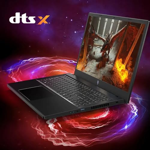 acer Nitro V - Laptop para juegos, pantalla FHD IPS de 15.6 pulgadas, 144 Hz, AMD Ryzen 5 7535HS, 6 núcleos, GeForce RTX 4050, 16 GB DDR5, 512 GB SSD, negro obsidiana, Windows 11, BK, bolsa para