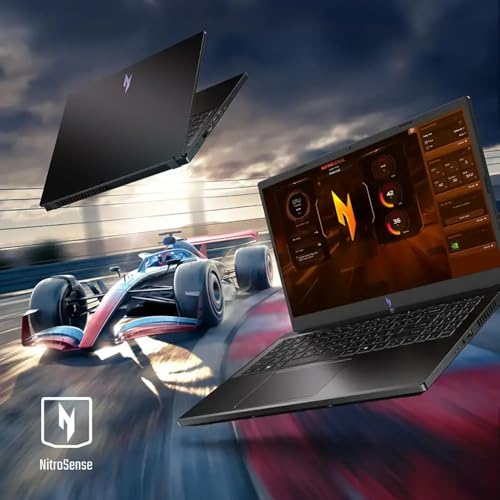 acer Nitro V - Laptop para juegos, pantalla FHD IPS de 15.6 pulgadas, 144 Hz, AMD Ryzen 5 7535HS, 6 núcleos, GeForce RTX 4050, 16 GB DDR5, 512 GB SSD, negro obsidiana, Windows 11, BK, bolsa para