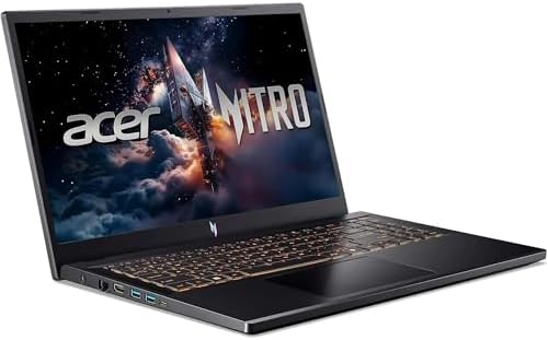 acer Nitro V Laptop para juegos, pantalla FHD de 15.6 pulgadas (1080P), 165Hz, Intel i5-13420H, NVIDIA GeForce RTX 4050, 8GB DDR5, 512GB SSD, Windows 11 Home, KB retroiluminado, negro, soporte plegable para portátil TWE