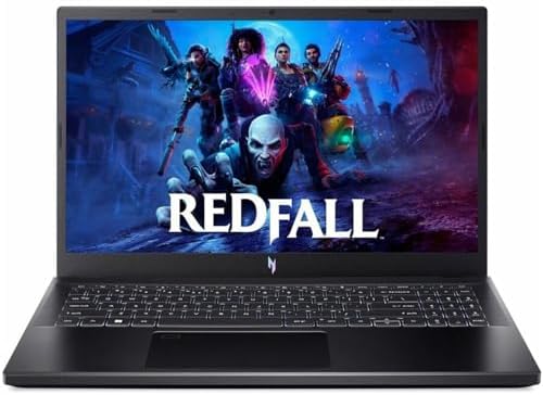 acer Nitro V Laptop para juegos, pantalla FHD de 15.6 pulgadas (1080P), 165Hz, Intel i5-13420H, NVIDIA GeForce RTX 4050, 8GB DDR5, 512GB SSD, Windows 11 Home, KB retroiluminado, negro, soporte plegable para portátil TWE