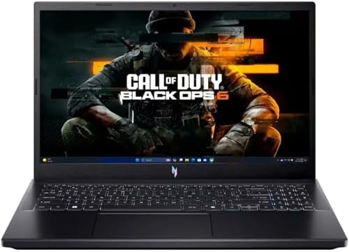 acer Nitro V Laptop para juegos, pantalla FHD de 15.6 pulgadas (1080P), 165Hz, Intel i5-13420H, NVIDIA GeForce RTX 4050, 8GB DDR5, 512GB SSD, Windows 11 Home, KB retroiluminado, negro, soporte plegable para portátil TWE