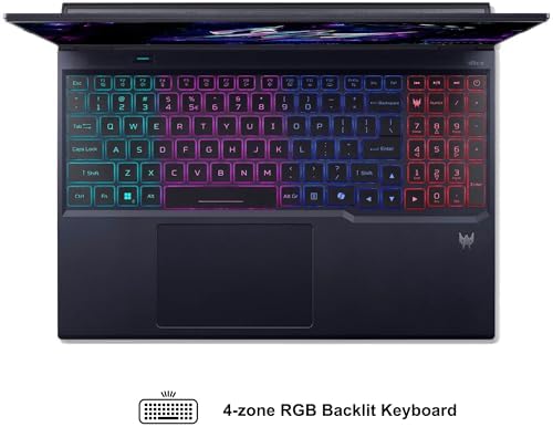 acer Predator Helios Neo 16 AI Gaming Laptop 16 2560x1600 IPS 240Hz  100  DCI P3  Intel 24 core Ultra 9 275HX 32GB RAM 1TB SSD GeForce RTX 5070 Ti  Up to 992 AI Tops  Win11Pro ICP Hub w/Copilot