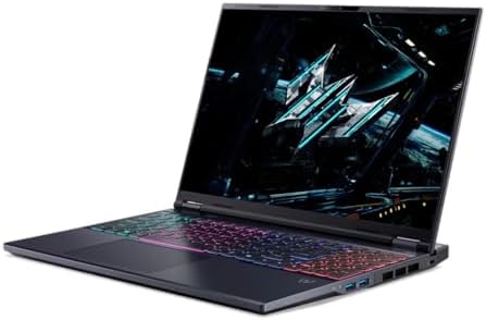 acer Predator Helios NEO 16 AI Gaming Laptop 16 2 5K QHD 240Hz Display  Intel Ultra 9 275HX  GeForce RTX 5070Ti 12GB  32GB DDR5  1TB SSD  RGB KB  Wi Fi 6E  Win 11 Home  w/DKZ USB Port Expander