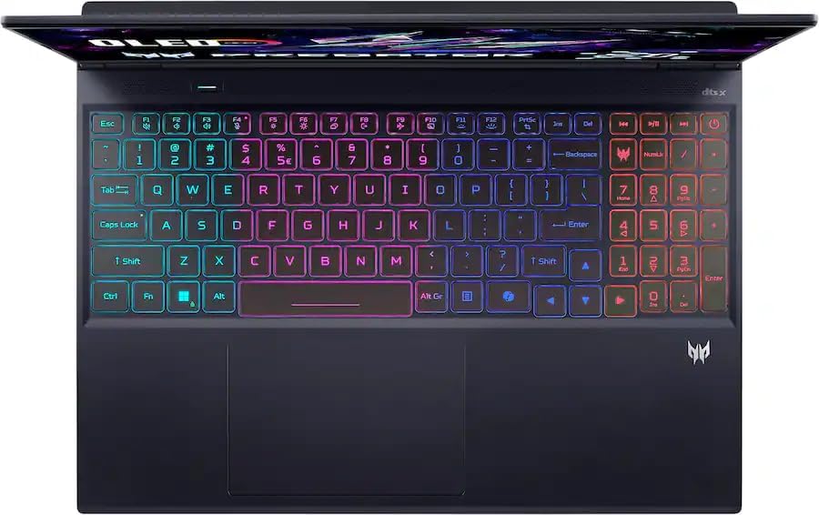 acer Predator Helios Neo 16S Gaming Laptop  2025  16 2560x1600 240Hz  Intel 24 Core Ultra 9 275HX  NVIDIA GeForce RTX 5060  16GB DDR5  1TB SSD  Win11 Home  RGB Backlit KB  Wi Fi 6E  BT 5 4  Black