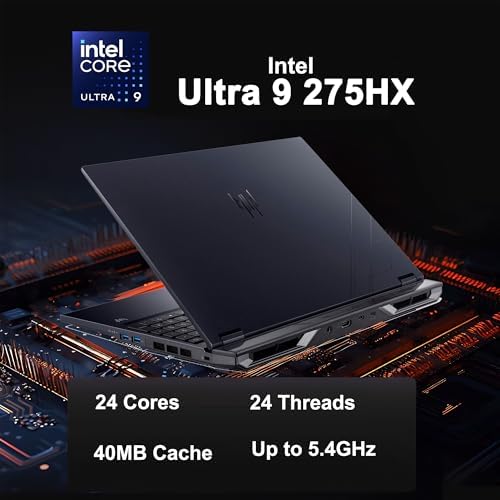 acer Predator Helios Neo 16 AI Gaming Laptop 16 2560x1600 IPS 240Hz  100  DCI P3 500nits  Intel 24 core Ultra 9 275HX 32GB RAM 1TB SSD GeForce RTX 5070 Ti  Up to 992 AI Tops  Win11 ICP Hub