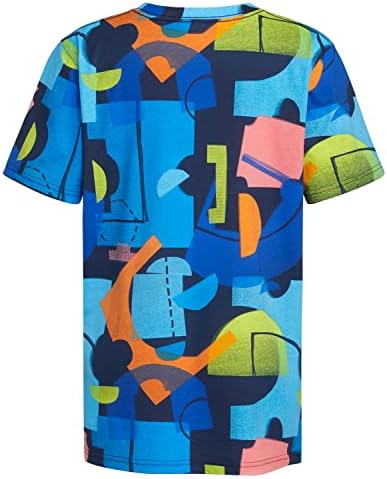 adidas Boys Short Sleeve Linear Logo T Shirt