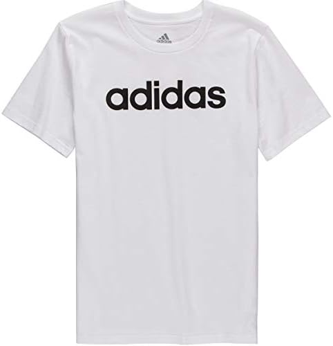 adidas Boys Short Sleeve Linear Logo T Shirt