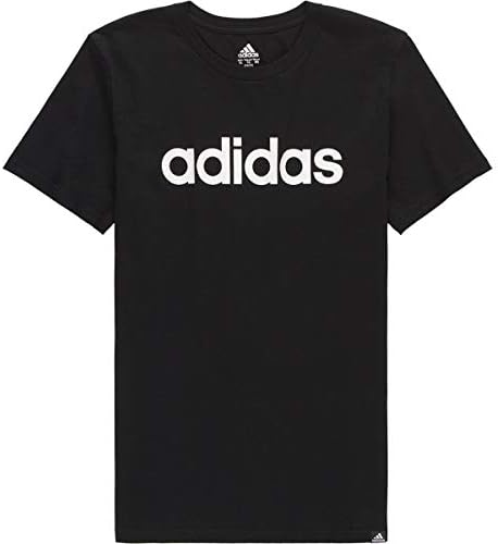 adidas Boys Short Sleeve Linear Logo T Shirt
