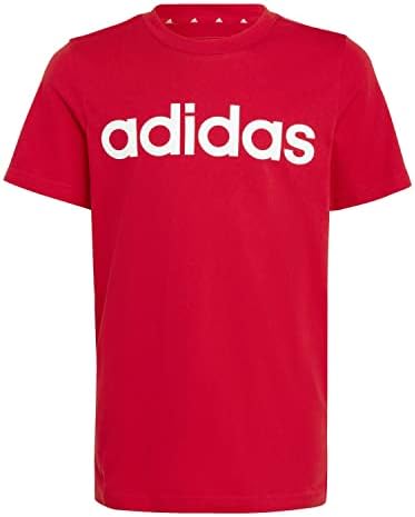 adidas Boys Short Sleeve Linear Logo T Shirt