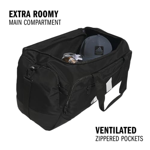adidas Defender 5 0 Duffel  Durable Travel Gym Sports Bag for Men and Women