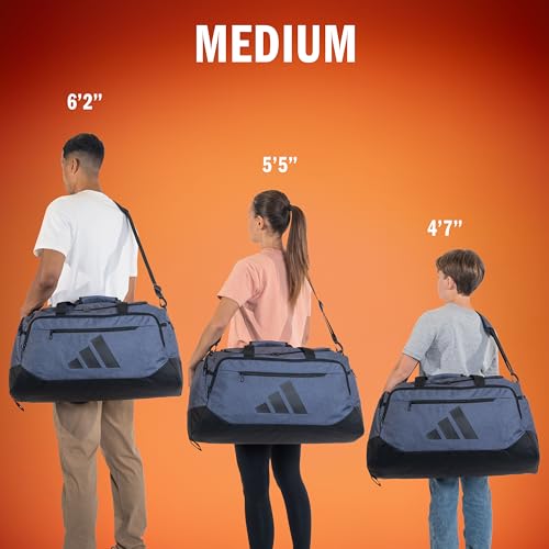 adidas Defender 5 0 Duffel  Durable Travel Gym Sports Bag for Men and Women