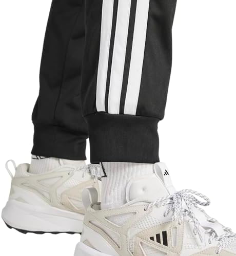 adidas Mens 3 Stripes Tricot Regular Tapered Pants Casual   Pink