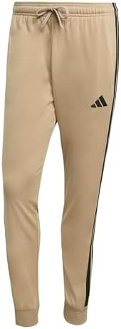 adidas Mens 3 Stripes Tricot Regular Tapered Pants Casual   Pink